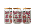 Pink bows, Coffee and Books Cup