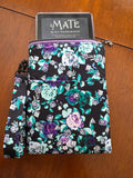 Purple and Teal Critical Rose E-Reader Sleeve