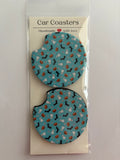 Blue Halloween Car Coasters